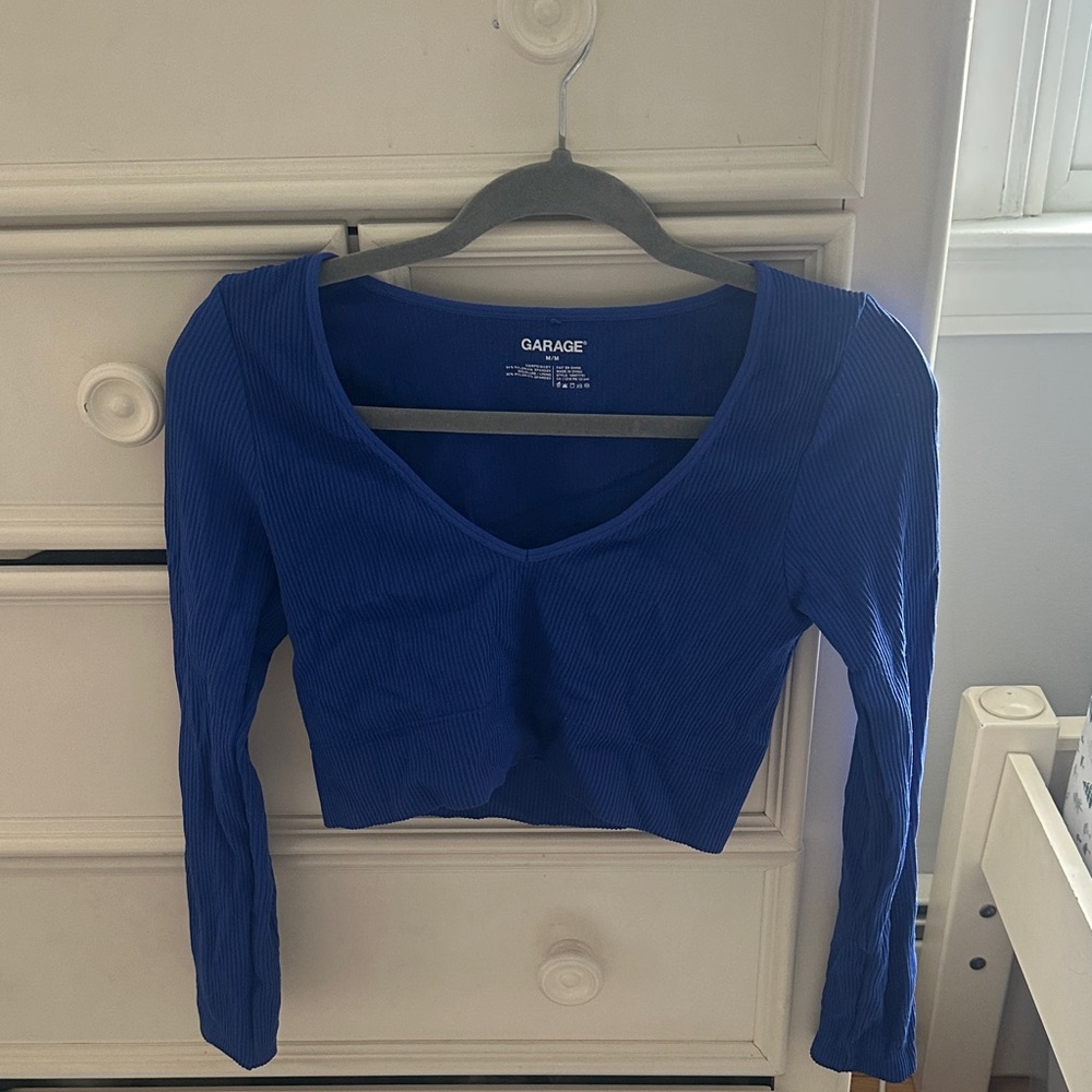 Garage Women's Vibrant Blue Crop Top